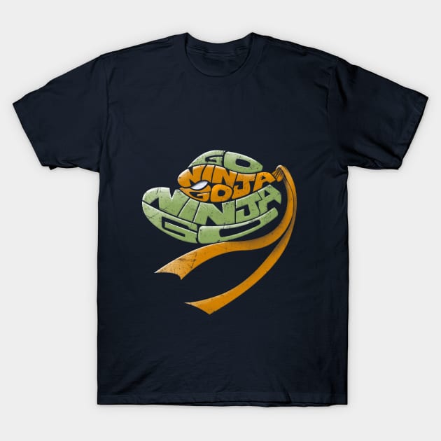 Go Ninja Go Mikey T-Shirt by Mr_InfiniTee